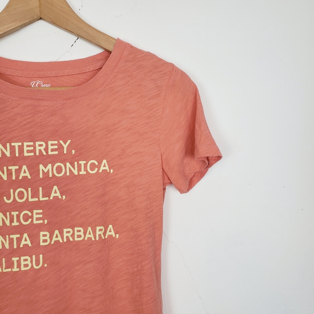 J. Crew Monterey Santa Monica Malibu T-Shirt XS - Picture 5 of 8